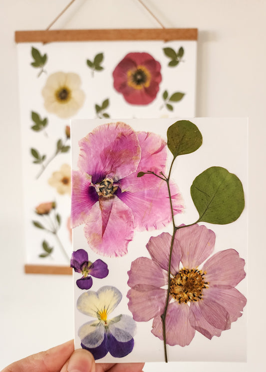 Real Pressed Flower Card 4