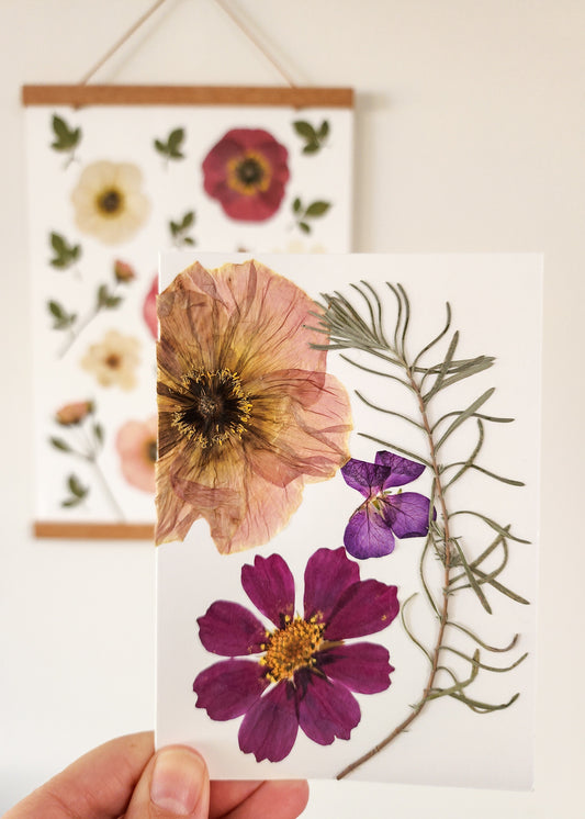 Real Pressed Flower Card 7